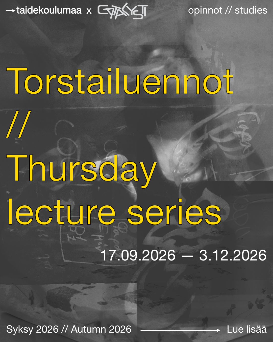 Upcoming: Online Lecture at Taidekoulu Maa x Catalysti's Thursday lecture series